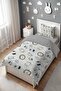 Nordic Forest Patterned Single Baby Kids Bedding Set - 3