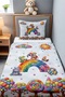 Colorful Dreamland Patterned Single Baby Kids Pique Set - 2
