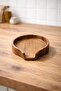 Acacia Dirty Spoon Holder Natural Wood Spoon Rest Kitchen Countertop Spoon Holder - 3