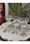 6-Piece Gold & Silver Color Metal Footed Snack Bowl - Presentation Bowl - Bowl - Jam Bowl - Turkish Delight Bowl - Coffee Side Serving Bowl - 4