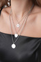 Fortuna 3-Piece Silver Steel Necklace - 7