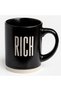 Black Ceramic Mug Straight 430ml
