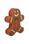 Gingerbread Man Kitchen Sponge 13 centimeters