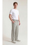 Men's Gray Baggy Fit Parachute Sweatpants Breathable Thin Summer Comfortable Fabric - 8