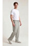 Men's Gray Baggy Fit Parachute Sweatpants Breathable Thin Summer Comfortable Fabric - 4