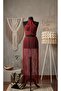 Handmade Design Macrame Red Beach Dress, Two-Piece Set, Festival Dress - 4