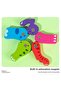 3D Magnetic Wooden Individual Dinosaur Puzzle ( 1 DINO- BRACHIOSAURUS - BLUE)– Interactive STEM Toy - 4