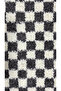 Chess Dama Patterned Latex Non-Slip Base Machine Washable 2-Piece Bohemian Oval Bath Mat 60X100 60X50 - 5