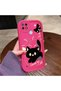 Realme C21 Compatible Pink Red Silicone Case Shockproof Camera Protection - 4