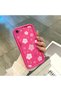 Pink Red Silicone Case Compatible with iPhone 7/8/Se 2020 2022 Shockproof Camera Protection - 4