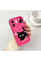 Infinix Smart 9 Compatible Pink Red Silicone Case Shockproof Camera Protection - 2