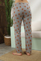 Women's Grimelange Bear Printed Ribbed Pajama Bottoms - 4