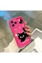 حافظة سيليكون باللون الأحمر الوردي متوافقة مع هاتف iPhone 15 Pro، مقاومة للصدمات وحماية للكاميرا - 4