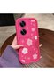 Realme C55 Compatible Pink Red Silicone Case Shockproof Camera Protection - 4