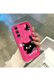 Samsung Galaxy S25 Compatible Pink Red Silicone Case Shockproof Camera Protection - 3
