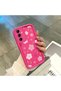 Samsung Galaxy A14 4G/5G Compatible Pink Red Silicone Case Shockproof Camera Protection - 3