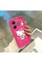Tecno Spark 20/20C Compatible Pink Red Silicone Case Shockproof Camera Protection - 3