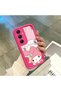 Samsung Galaxy A25 Compatible Pink Red Silicone Case Shockproof Camera Protection - 3