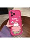 iPhone 15 Pro Max Compatible Pink Red Silicone Case Shockproof Camera Protection - 5