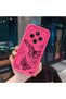 Redmi A4 Compatible Pink Red Silicone Case Shockproof Camera Protection