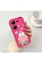 Redmi Note 13 Pro 4g Compatible Pink Red Silicone Case Shockproof Camera Protection - 3