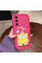 Samsung Galaxy A13 5g Compatible Pink Red Silicone Case Shockproof Camera Protection - 4