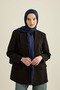 شال من سلسلة جاكار الحريرية بنمط مربعات - 2
