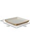 Square Paper Plates 6 Inch Pack of 25 Disposable Biodegradable Plastic-Free Tableware - 2