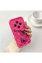Redmi A4 Compatible Pink Red Silicone Case Shockproof Camera Protection - 2