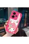 Poco M6 4g Compatible Pink Red Silicone Case Shockproof Camera Protection