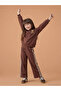 Bear Teddy Printed Girls' Tracksuit Set