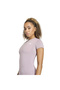 Power Essentials Workout Contour Women's Pink Round Neck T-Shirt - 2