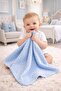 Newborn Chickpea Patterned Baby Blanket Cotton Single Layer Seasonal Thin Blue - 8