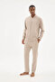95% Cotton New Season Men's Stylish Design Snap Fastener Tracksuit Set - 4