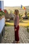 Women's Striped Plus Size Sweater Dress - 4