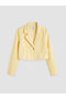 Yellow Girls' Blazer Jacket