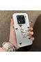 Poco X7 Compatible Stylish Phone Case with Bow and Ribbon Dog Figure
