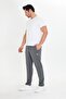 Large Size Men's Cotton Sweatpants Anthracite M. 0032-A - 2