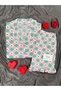 Women's Bowknot Plaid Wrinkled Shorts Pajama Set