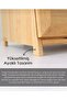 Bamboo Bread Box with Magnet Lid - Kitchen Organizer Bread Storage Box Countertop Bread Bin - 6