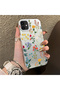 iPhone 12 Mini Compatible Stylish Floral Scratch Protection Phone Case