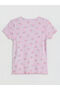 Ecru Printed Girls' Ribbed T-Shirt 2-Pack - 5