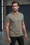 Men's Printed Single Jersey Fabric Basic T-Shirt Slim Fit Cotton Men's T-Shirt-180