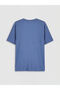 Blue Printed Girl's T-Shirt - 2