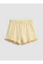 Yellow Floral Baby Girl T-Shirt and Shorts - 4