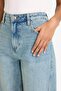 Wide Leg Mid Waist Wide Leg Jean Trousers G4957Ax26Sp - 4