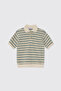 Boy's Striped Green T-Shirt - 3
