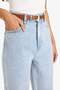90's Wide Leg High Waist Pipe Leg Jean Pants G4924Ax26Sm - 4