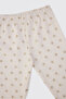 Baby Girl Glittery Beige Tights - 3
