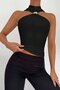 Women's Sandy Fabric Collar Detail Blouse Black - 3